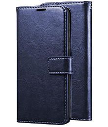 KOVADO Blue Flip Cover For VIVO V23 PRO  Leather Stand Case