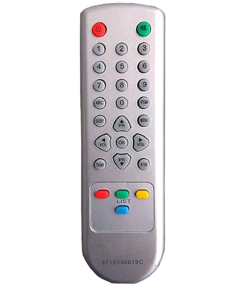 Buy BhalTech 6710V00078C CRT Universal Remote Compatible with LG CRT TV Online at Best Price in