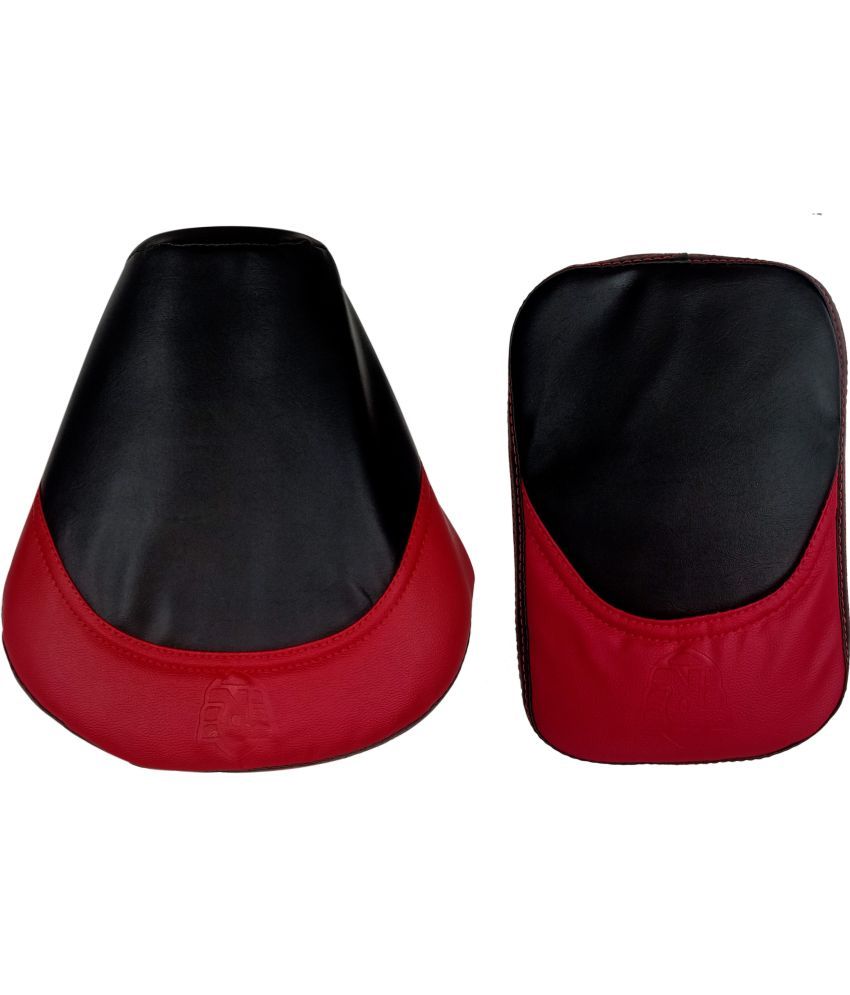     			KOHLI BULLET ACCESSORIES Half Black & Red Stylish Seat Cover For Royal Enfield Classic