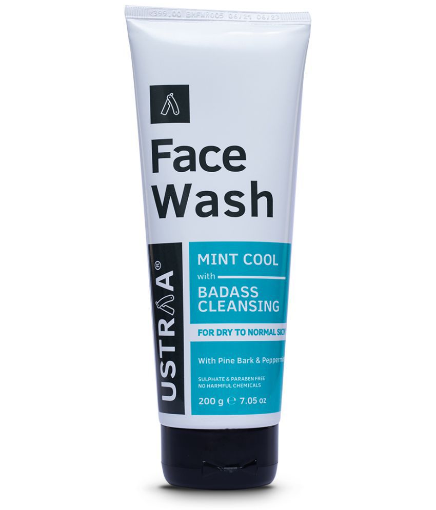     			Ustraa Face Wash - Dry Skin (Mint Cool) - 200gm