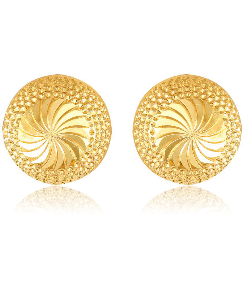    			Vighnaharta Glittering glance Gold Plated Screw back alloy dangler studs Earring for Women and Girls   [VFJ1644ERG ]