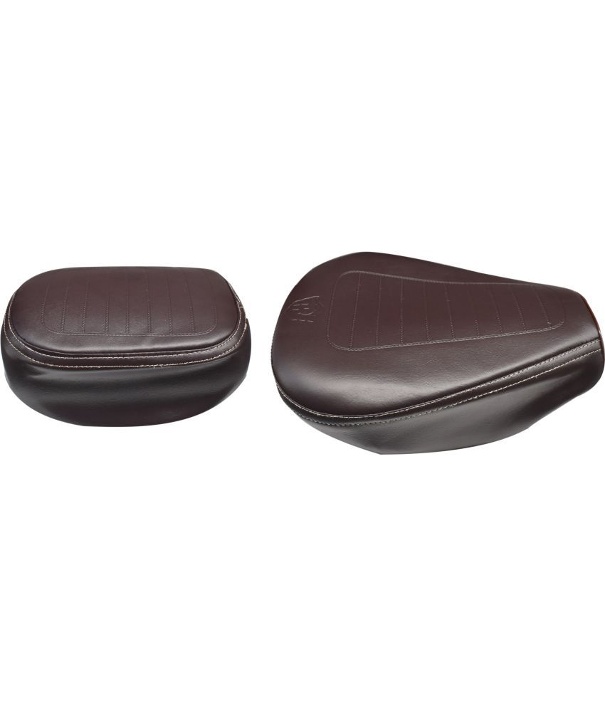     			KOHLI BULLET ACCESSORIES Brown Reborn Classic 350 Seat Cover For Royal Enfield  Reborn Classic