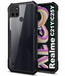 Fashionury Black Bumper Cases For Realme C21Y - Pack of 1