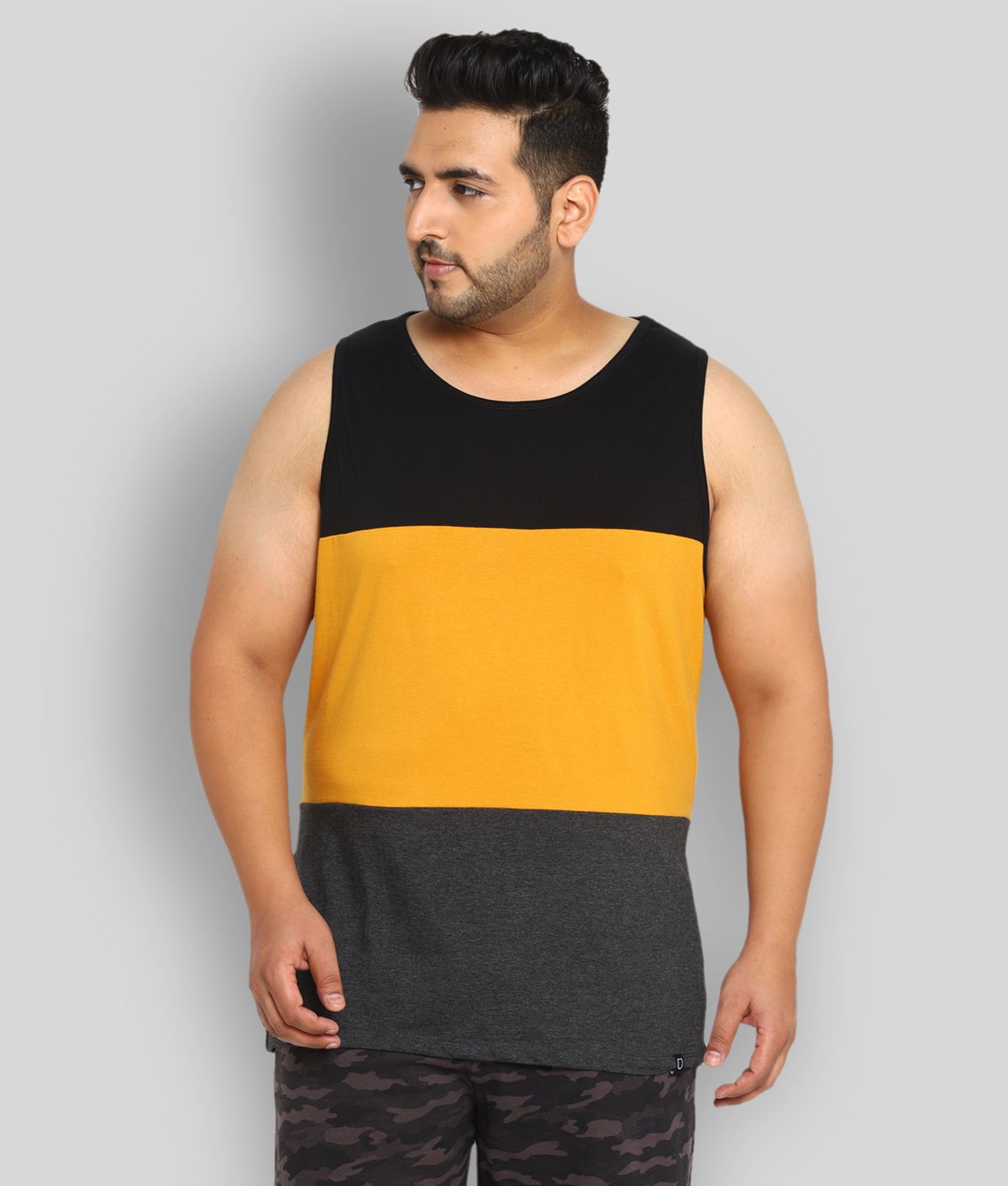     			Urbano Plus - Multicolor Cotton Regular Fit Men's T-Shirt ( Pack of 1 )
