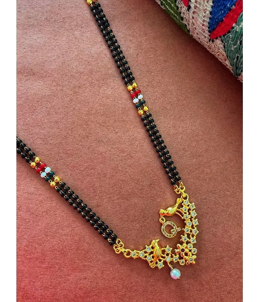 Letter mangalsutra best sale