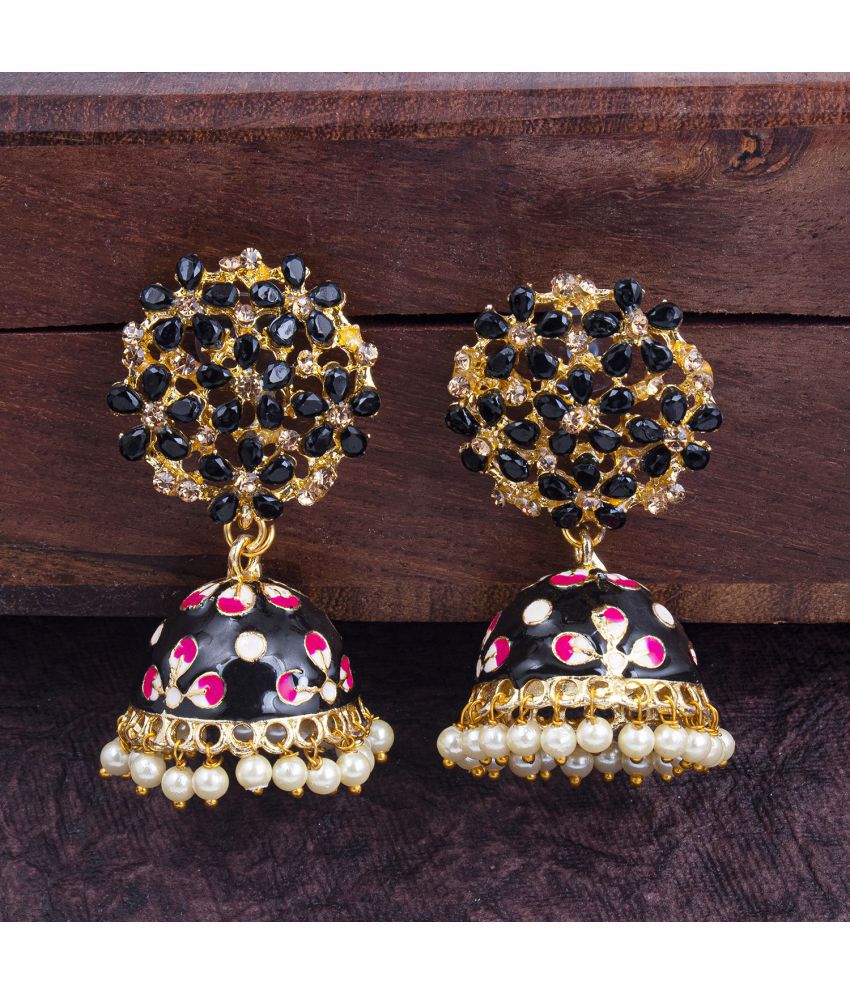     			Sukkhi Lovable Floral Gold Plated Jumaki Earring For Women