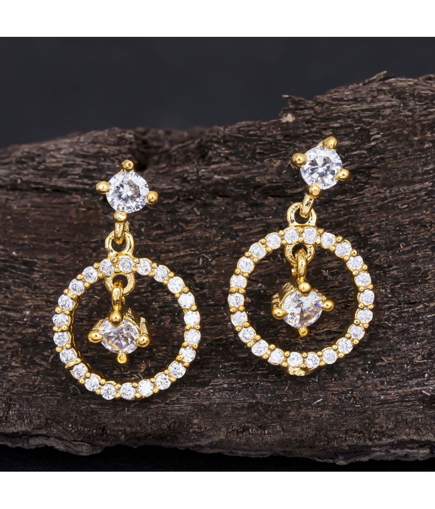     			Sukkhi Marvellous Gold Plated Cz Drop Earring For Women