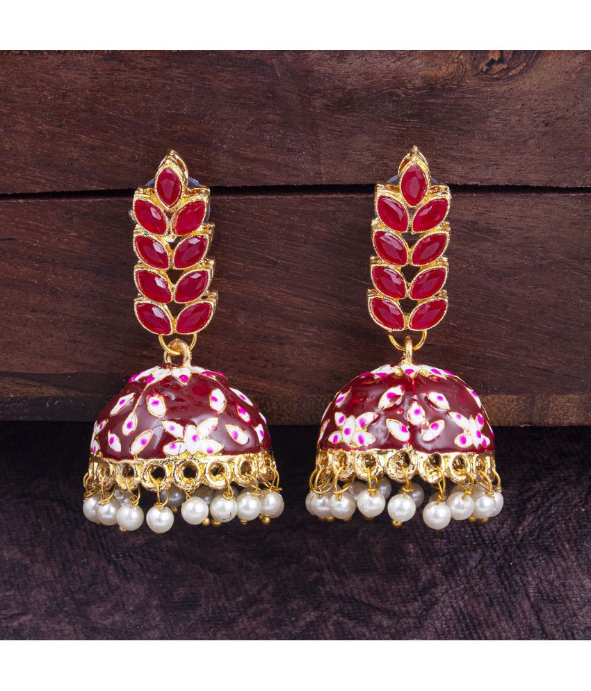     			Sukkhi Sublime Gold Plated Jumaki Earring For Women