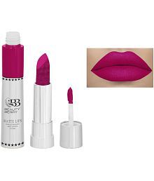 Beauty Berry Matte Lips Long Lasting Creme Lipstick 2 IN 1 Lipstick Magenta 1 g