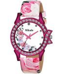 Mikado Leather Round Womens Watch