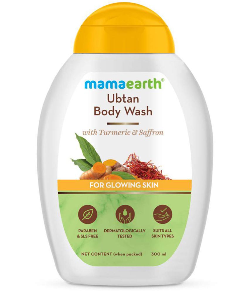     			Mamaearth Ubtan Body Wash With Turmeric & Saffron for Glowing Skin - 300 ml