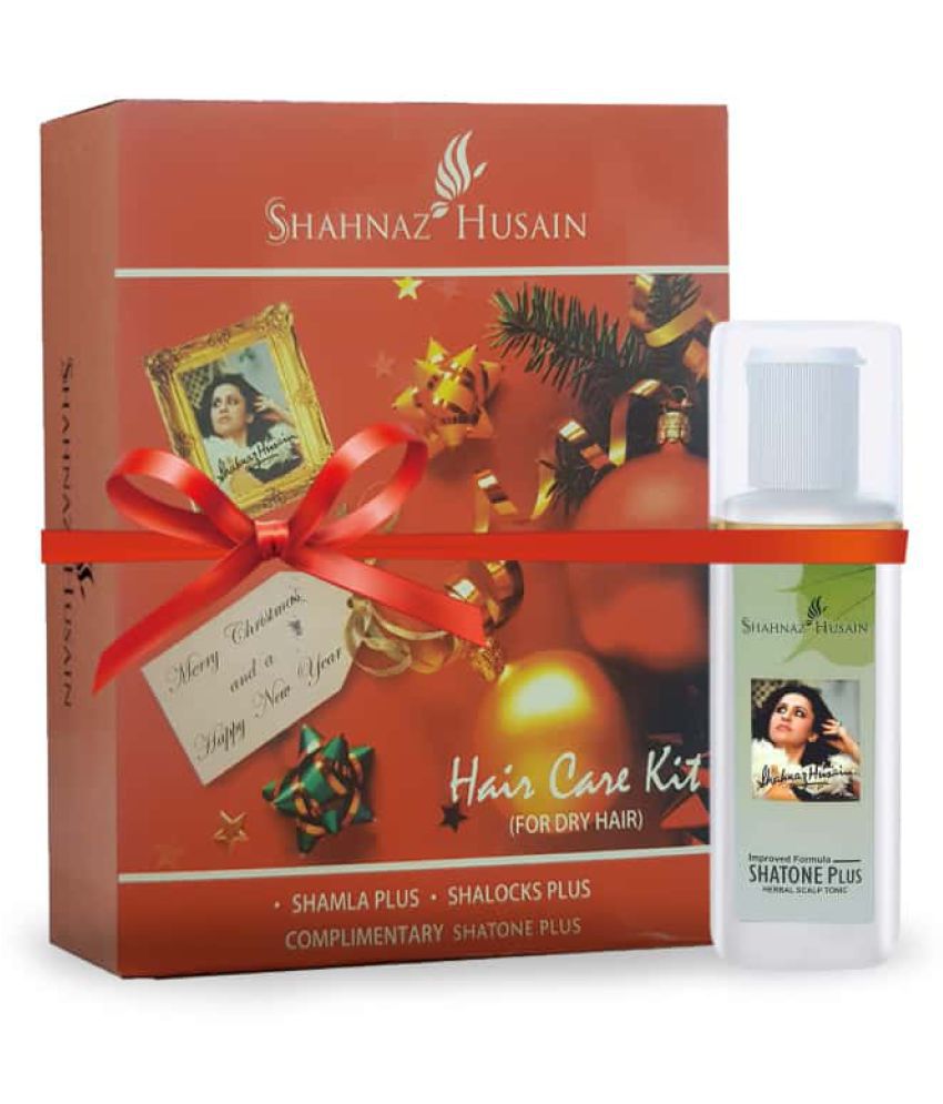     			Shahnaz Husain Hair Care Kit-B, (Shamla Plus + Shalocks Plus + FREE - Shatone Plus) - 200 ml + 200 ml + 100 ml