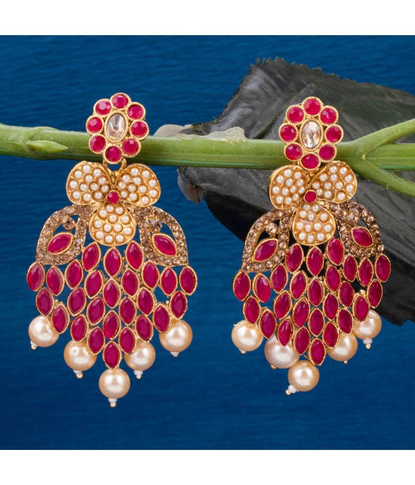     			Sukkhi Beautiful Gold Plated Drop Earring For Women
