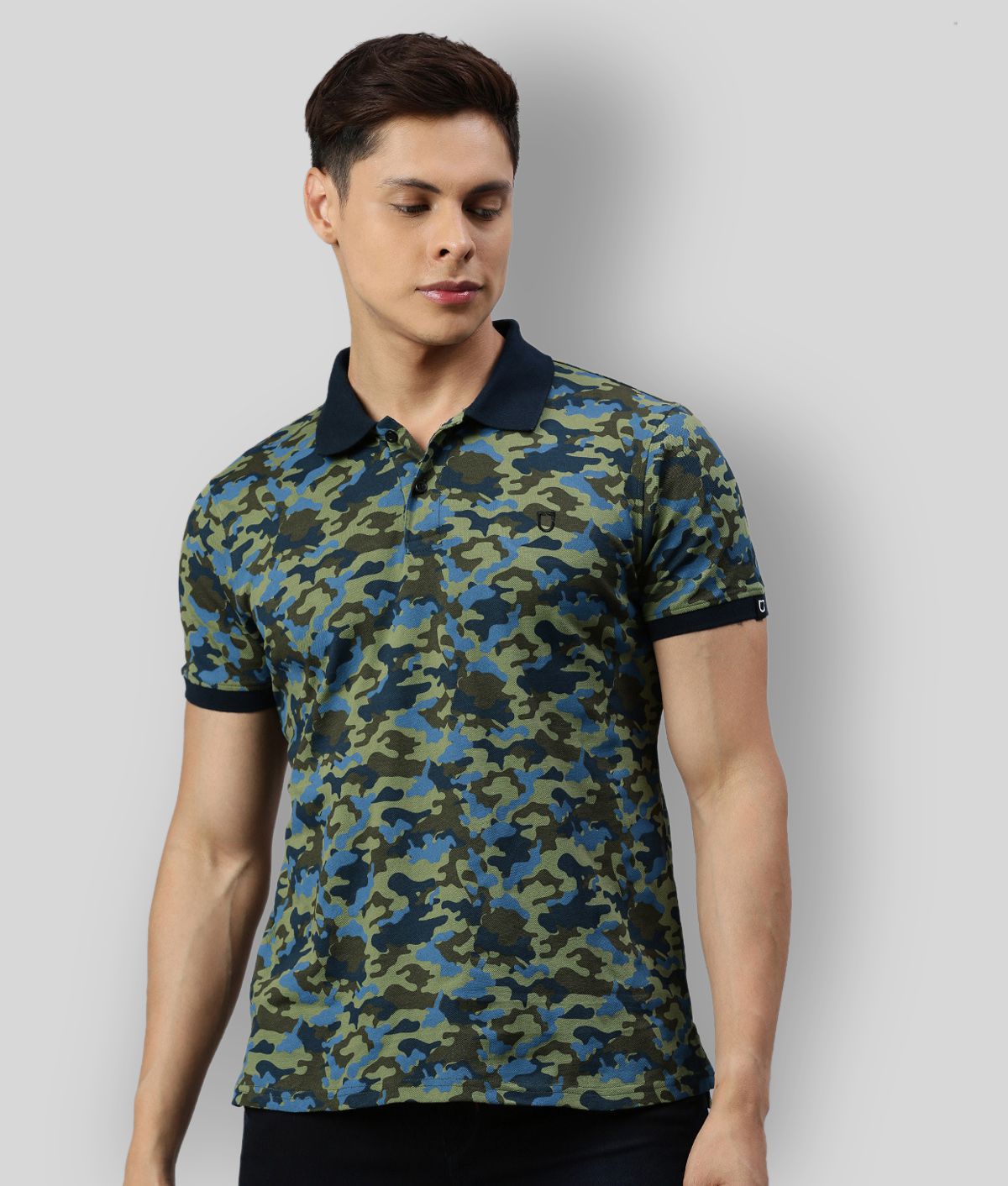     			Urbano Fashion - Multicolor Cotton Slim Fit Men's T-Shirt ( Pack of 1 )