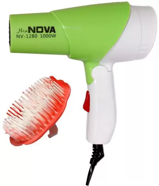 Buy Professional Hair Dryer New Nova 1000 Watts Pack of 1 Pinck Color   Lowest price in India GlowRoad