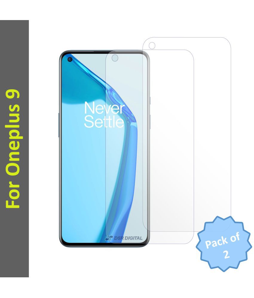 DSR Digital Tempered Glass For Oneplus 9 0.3 Glass - Pack of 2