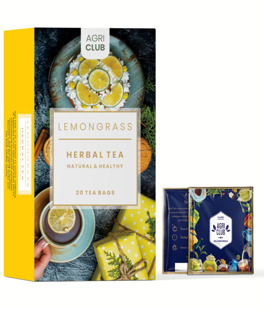     			AGRI CLUB Black & Herbal Tea Bags Lemongrass Infusion Tea 20 no.s