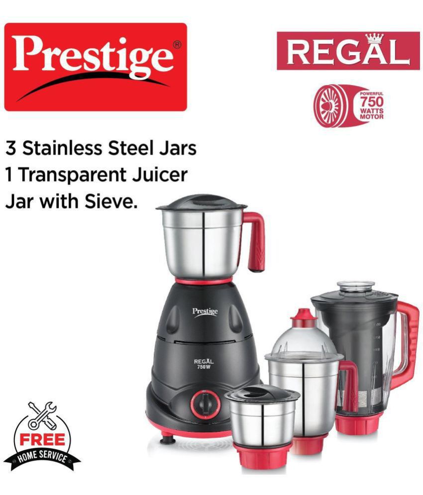 Prestige Regal 750 Watt 4 Jar Mixer Grinder
