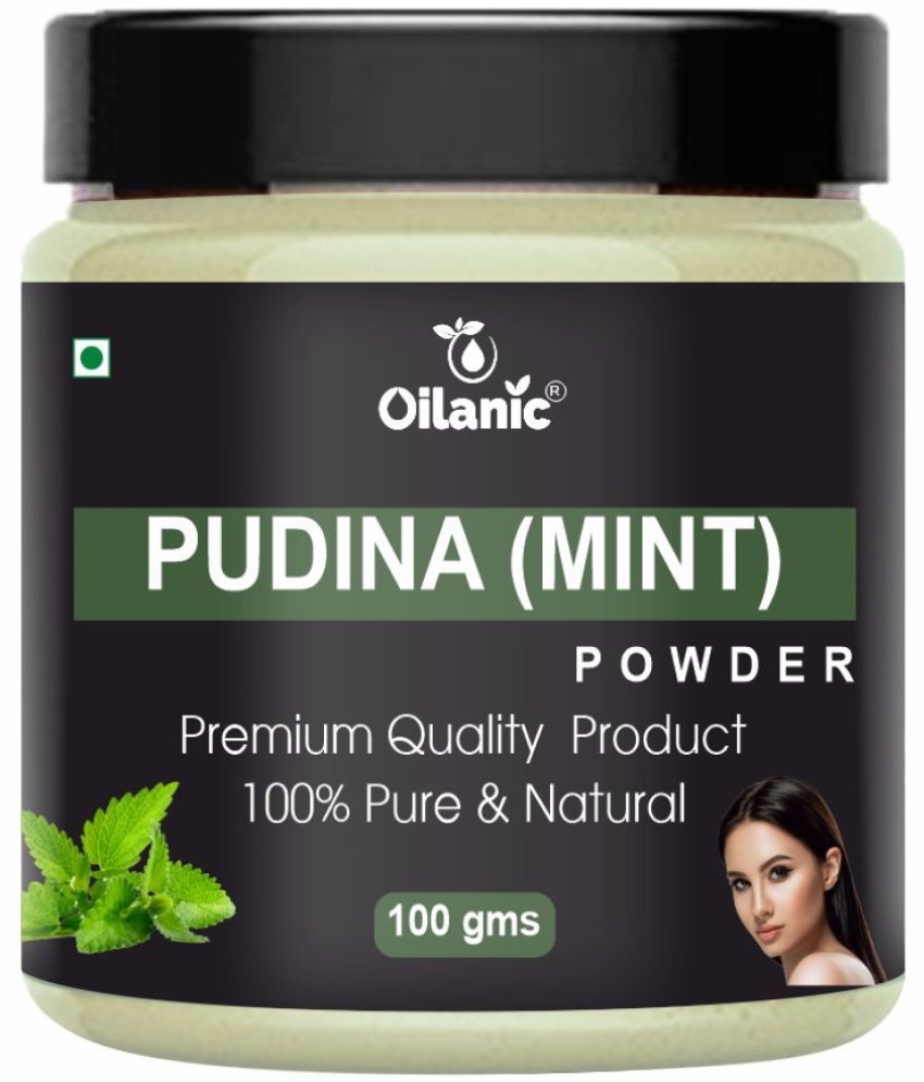     			Oilanic Natural Pudina Powder For Haircare Face Mask Masks 100 gm