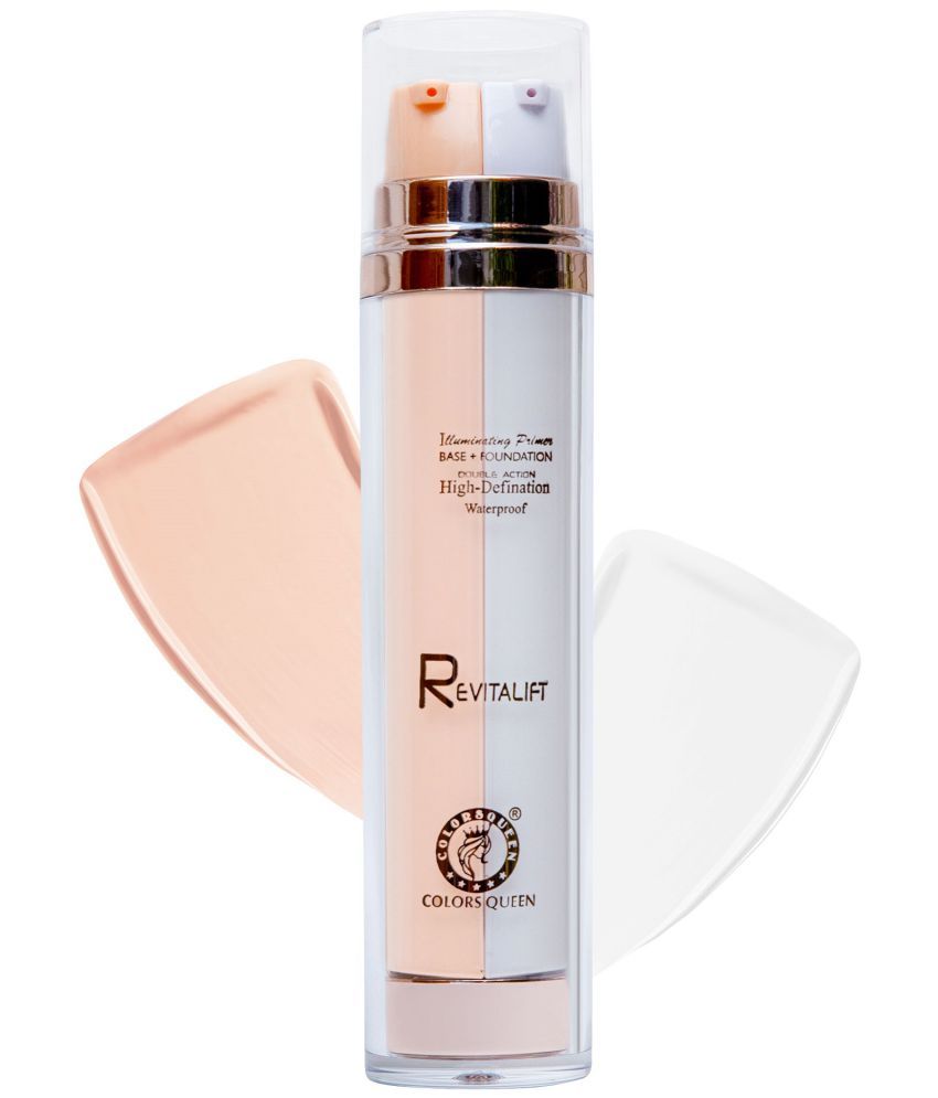     			Colors Queen Revitalift Illuminating Primer base + foundation Ivory (Shade - 01)