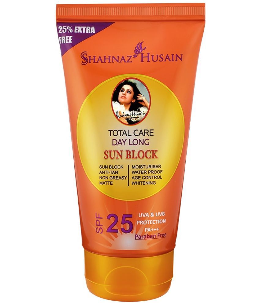     			Shahnaz Husain Total Care Day Long Sun Block (SPF 25) 80Gm + 20 gm