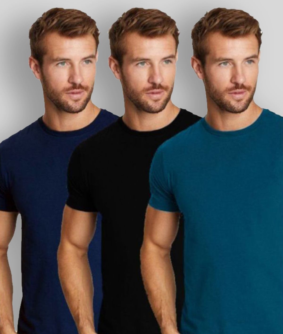     			ESPARTO - Multicolor Cotton Regular Fit Men's T-Shirt ( Pack of 3 )