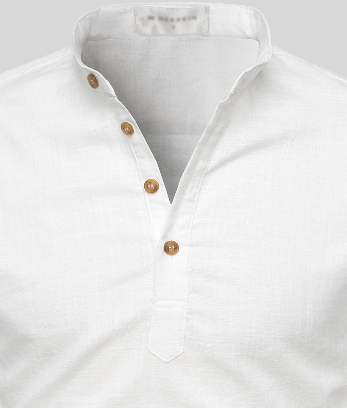     			Vida Loca - White Linen Regular Fit Men's Casual Shirt (Pack of 1)
