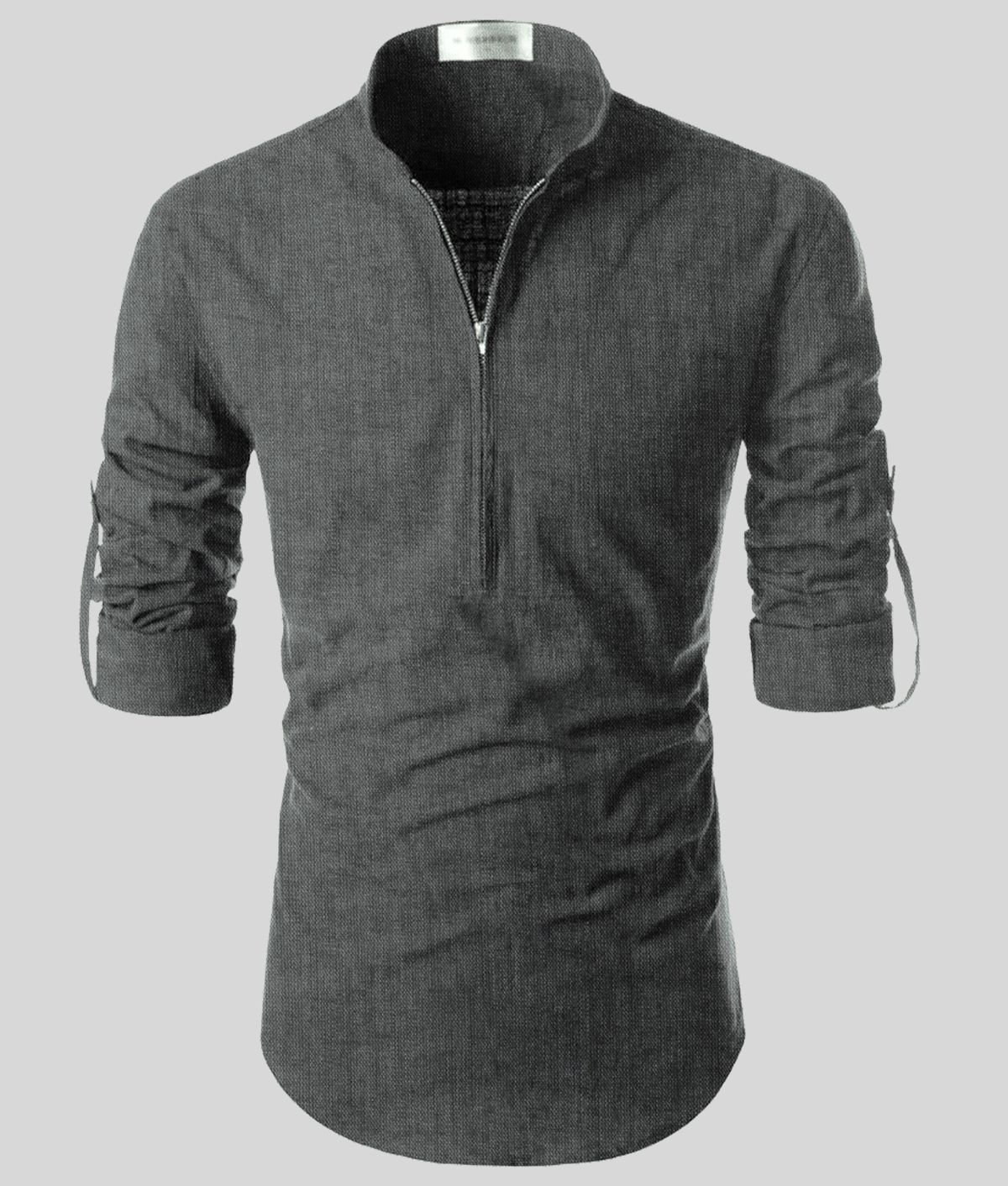     			Vida Loca - Grey Linen Regular Fit Men's Casual Shirt (Pack of 1)