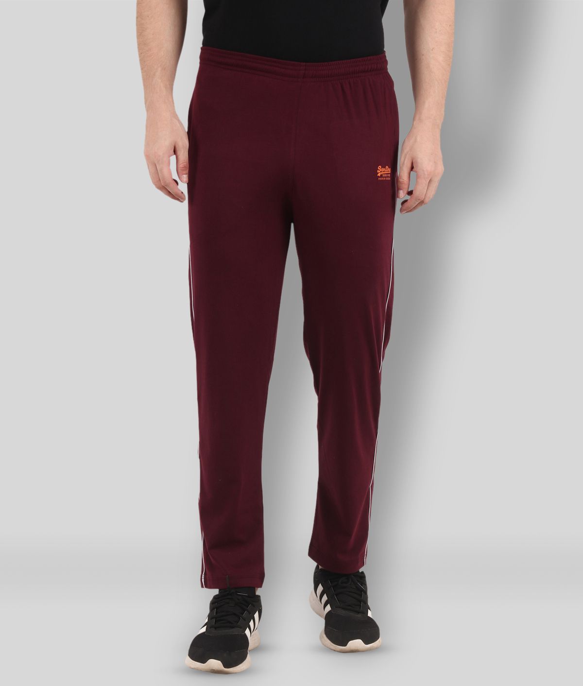 Miss Romina - Maroon Cotton Men's Trackpants ( Pack of 1 )
