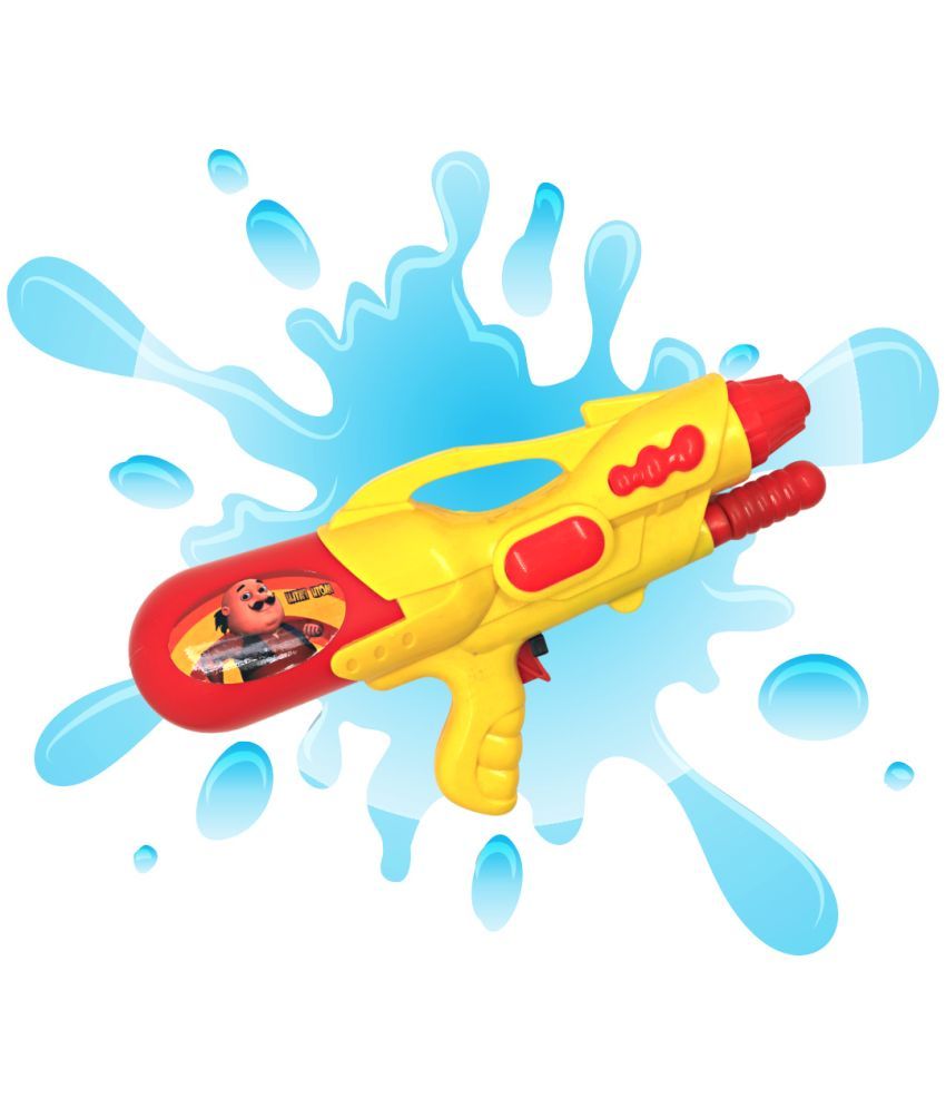     			Holi Water Gun Pichkari Toy | High-Pressure Pichkari | Non-Toxic Plastic Toy | Holi Pichkari For Kids | Pichkaaree | 3-6 Yrs - Yellow