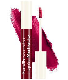 Ronzille Liquid Lipstick Maroon 5 g