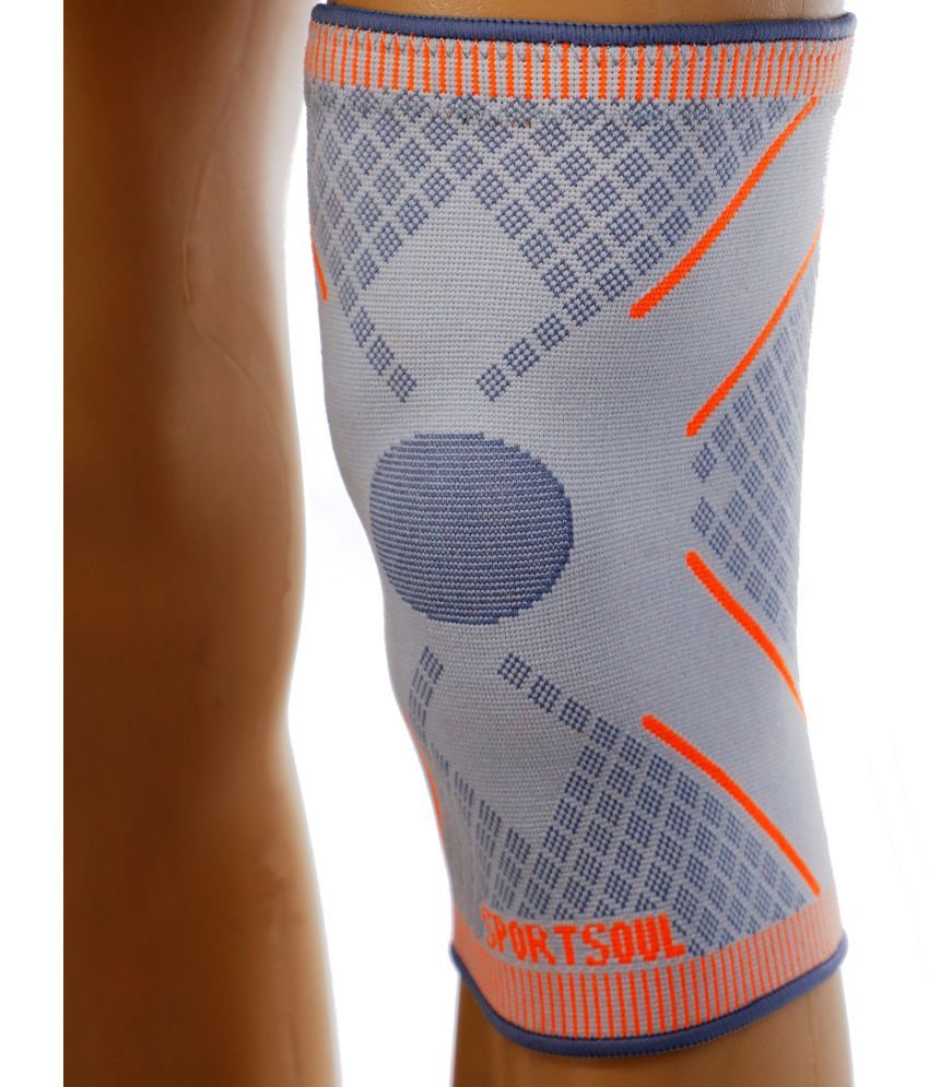     			Sportsoul Orange Knee Supports