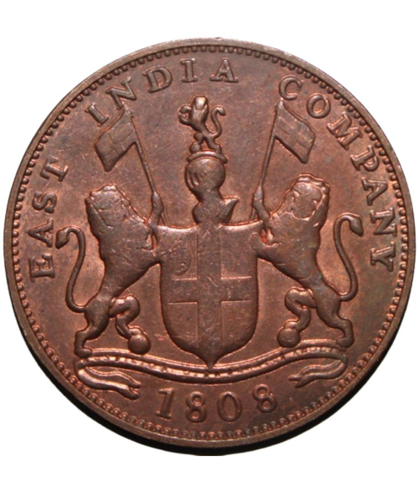    			XX Cash 1808 East India Company Rare Old Coin