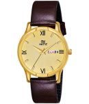 HAMT - Brown Leather Analog Men's Watch