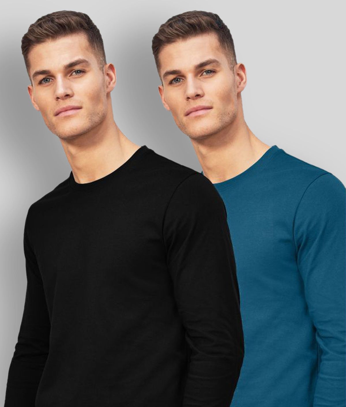     			ESPARTO - Multicolor Cotton Regular Fit Men's T-Shirt ( Pack of 2 )