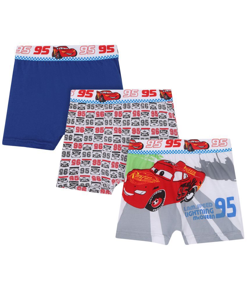     			CARS BOYS TRUNK SOLID ASSORTED Pack Of 3