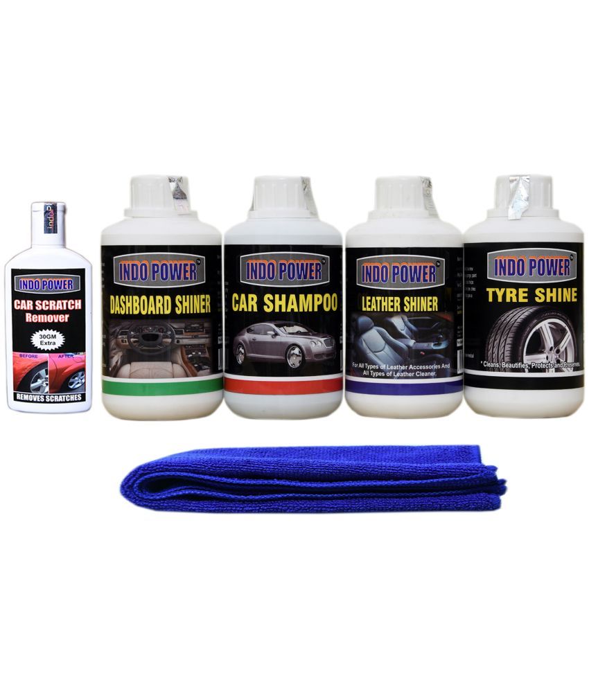 DASHBOARD SHINER 250ML+CAR WASH SHAMPOO 250ml+ TYRE SHINER 250ml
