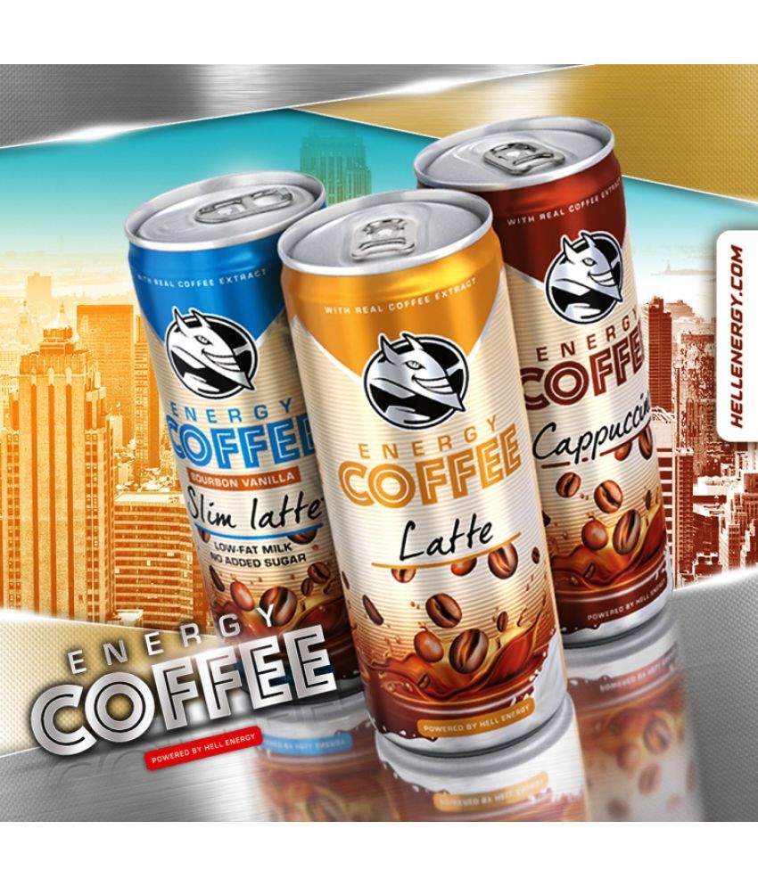 Hell Energy Cappuccino Energy Drink 250 mL Pack of 4 Buy Hell Energy