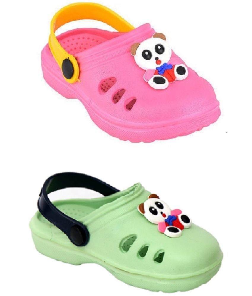     			NEOBABY Casual Clog for Kids Boys and Girls(Pack of 2)