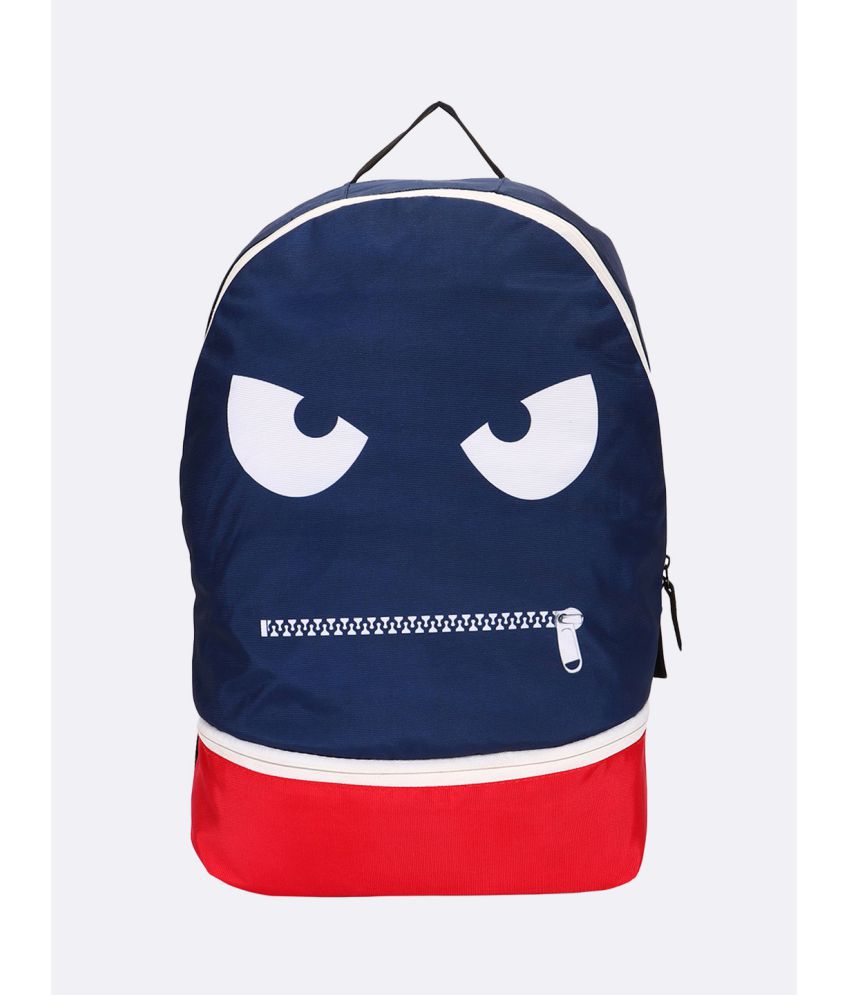     			Bewakoof - Blue PU Backpack ( 13 Ltrs ) Bag