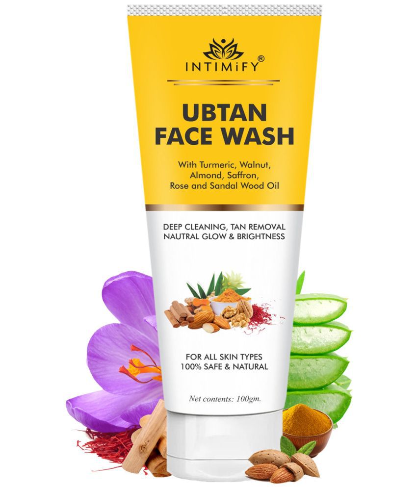     			Intimify Ubtan Face Wash, face wash, anti aging face wash, skin brightening face wash, 100 gm