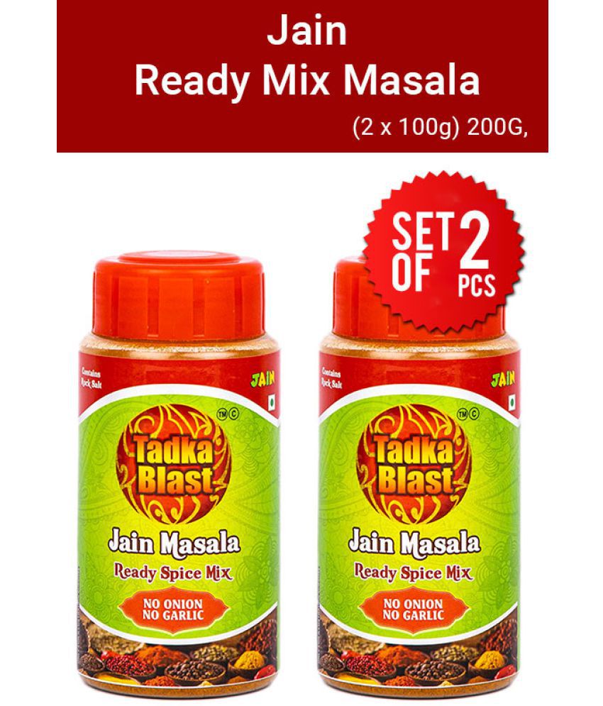 Tadka Blast Jain Ready Mix Masala Masala 100 gm Pack of 2