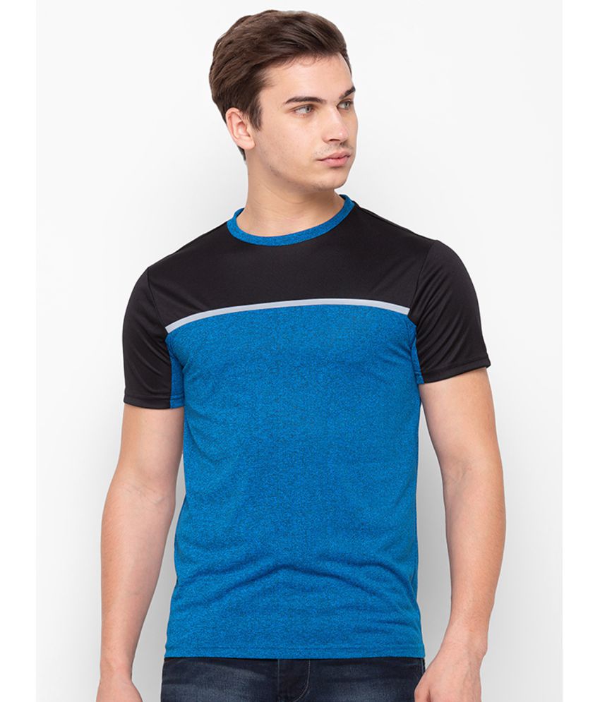     			Globus - Blue Polyester Slim Fit Men's T-Shirt ( Pack of 1 )