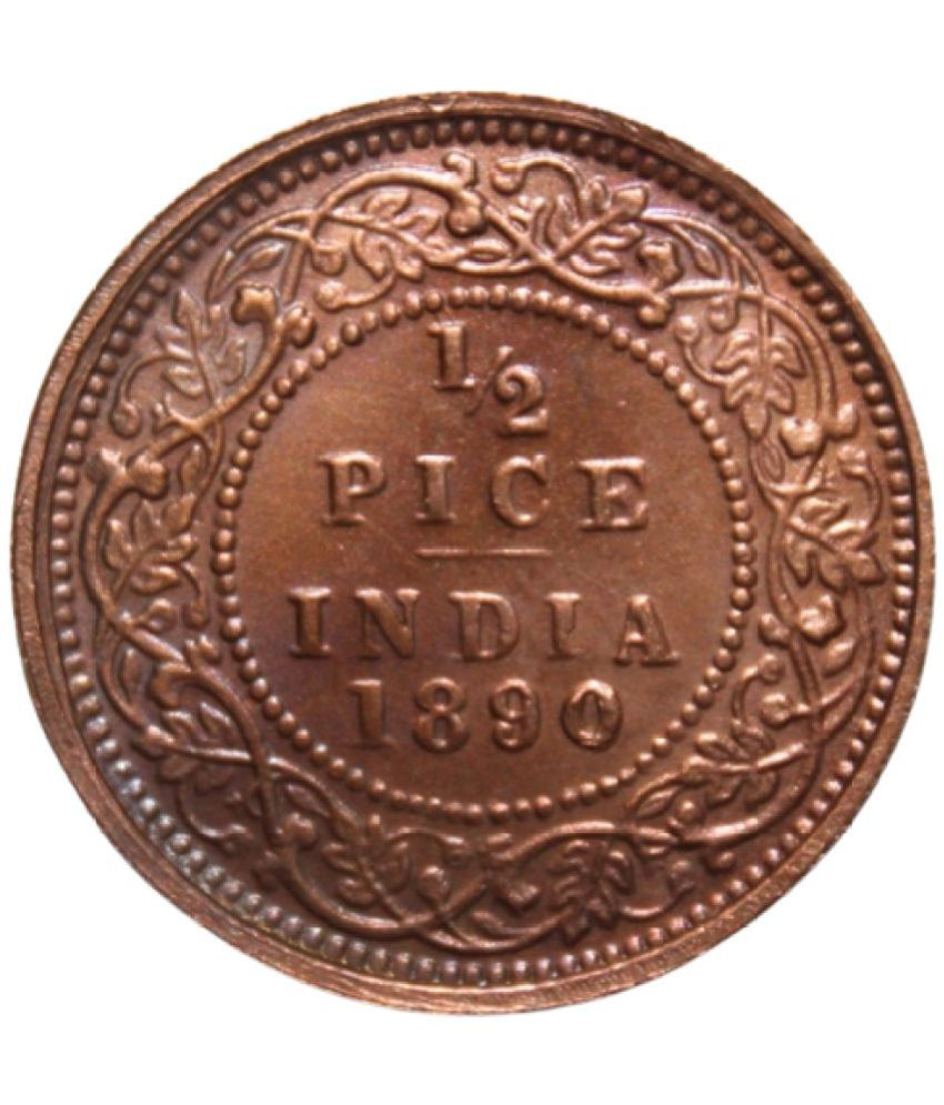     			newWay - 1/2 Pice (1890) 1 Numismatic Coins