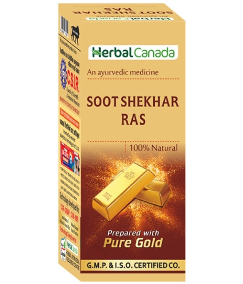     			Harc Herbal Canada Soot Sekhar Ras Tablet 50 No's pack of 1|100% Natural Products.