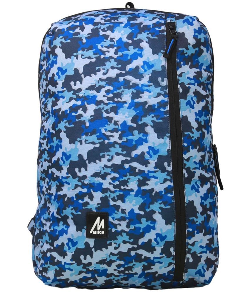     			MIKE 20 Ltrs Blue Polyester College Bag