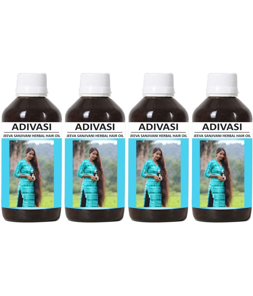     			Oilanic Adivasi Jeeva  Sanjivani Hair Oil Combo of  50 mL Pack of 4