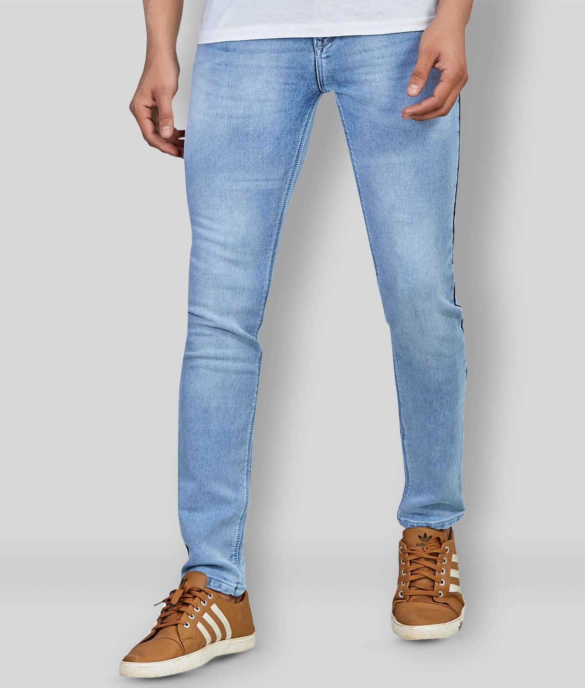     			Hasasi Denim - Blue 100% Cotton Regular Fit Men's Jeans ( Pack of 1 )