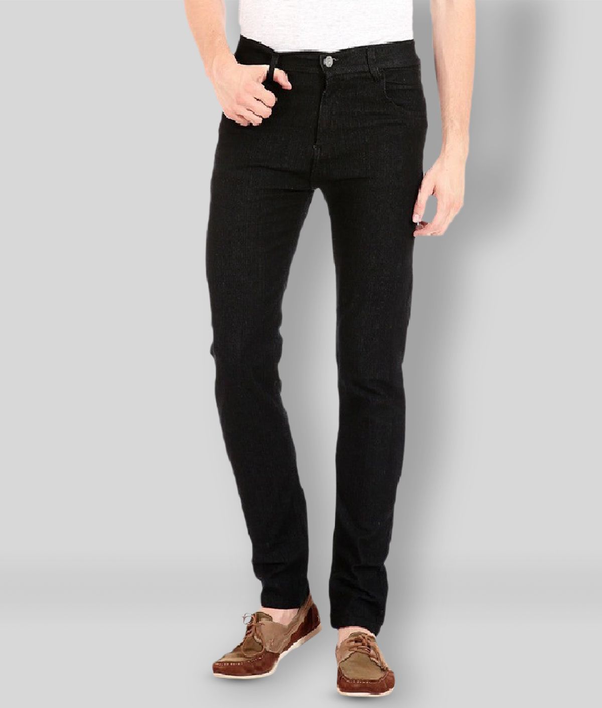     			Urbano Fashion - Black Cotton Blend Slim Fit Men's Jeans ( Pack of 1 )