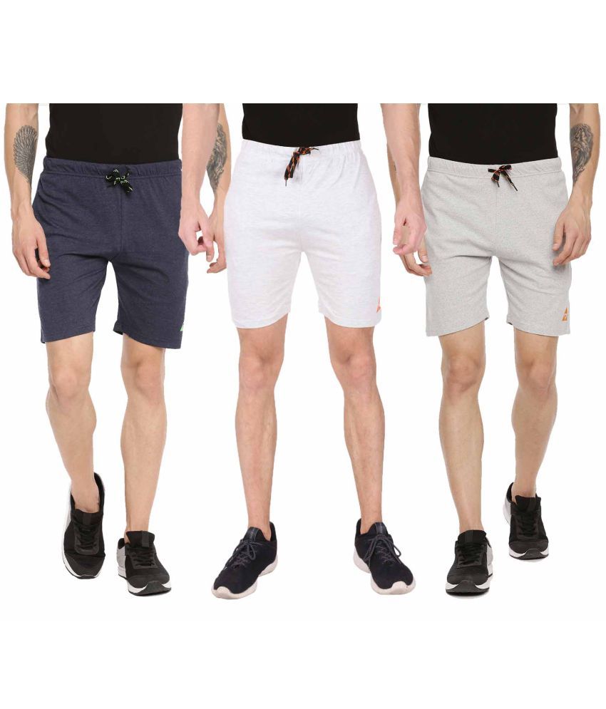     			Ardeur - Cotton Blend Multi Men's Shorts ( Pack of 3 )